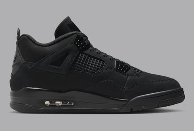 Nike Air Jordan 4 Retro Black Cat 2025 Men & GS Size INSTANTSHIP