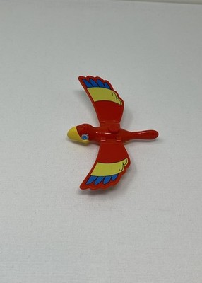 2005 Scholastic Maya & Miguel Paco Red Parrot Figure Wendy's Kids Meal Toy