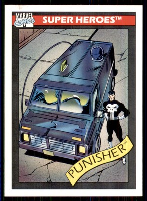 1990 Marvel Universe Series 1 Impel #44 The Punisher