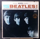 Meet The Beatles! CAPITOL LP Orange Label Vinyl STEREO ST-2047 Very Good