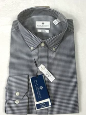 Ryan Seacrest Distinction Dress Shirt Men's 16 1/2 32/33 Slim Fit Non Iron NWT