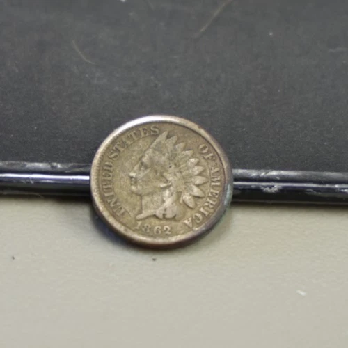 1862 US Indian Cent 1c VG (CN)  Corrosion