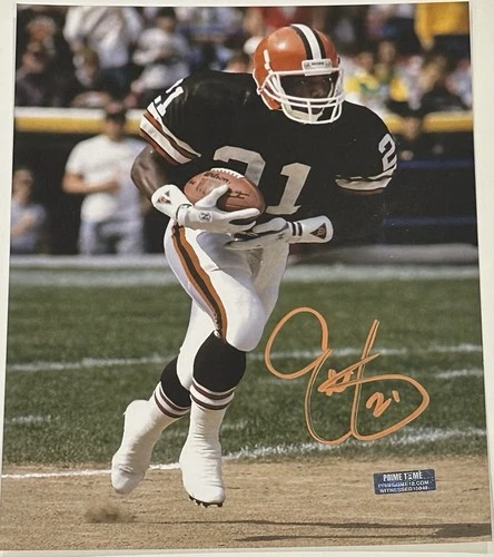 ERIC METCALF Signed AUTO Cleveland Browns 8x10 PHOTO Private Signing COA