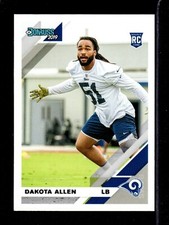 2019 Donruss #267 Dakota Allen Los Angeles Rams Texas Tech ROOKIE Card