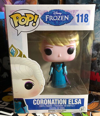 Funko Pop! - Disney - Frozen - Coronation Elsa #118 (Cnr Dmg