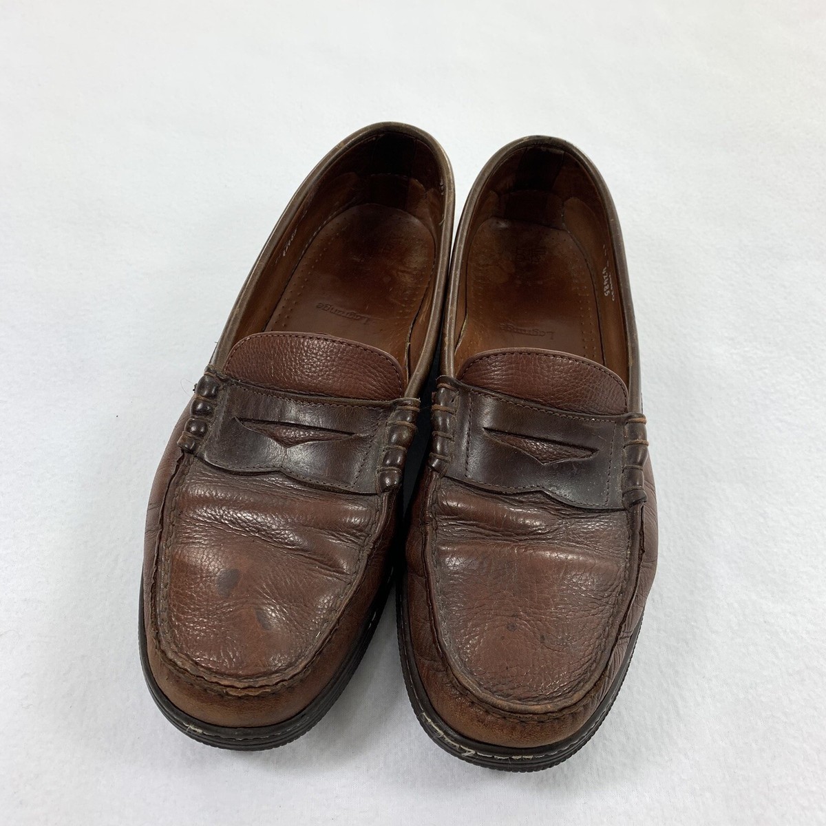 Allen Edmonds Lagrange Handsewn Leather Loafer Size 14 B  display picture 3