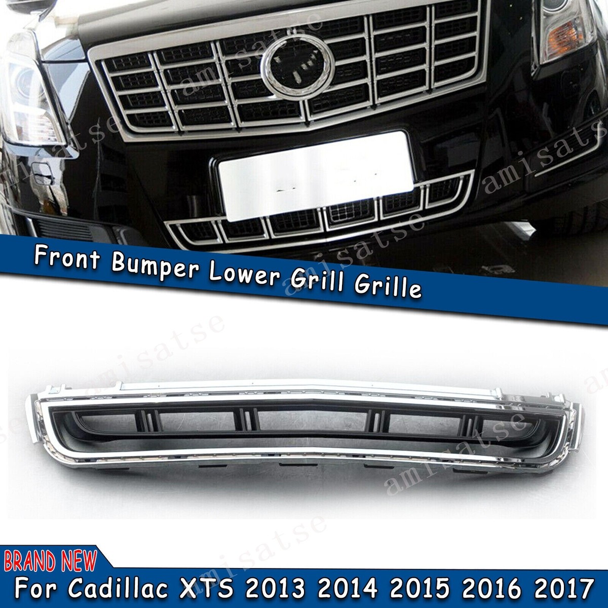 Radiator Front Bumper Lower Grille Vent Grill For Cadillac XTS