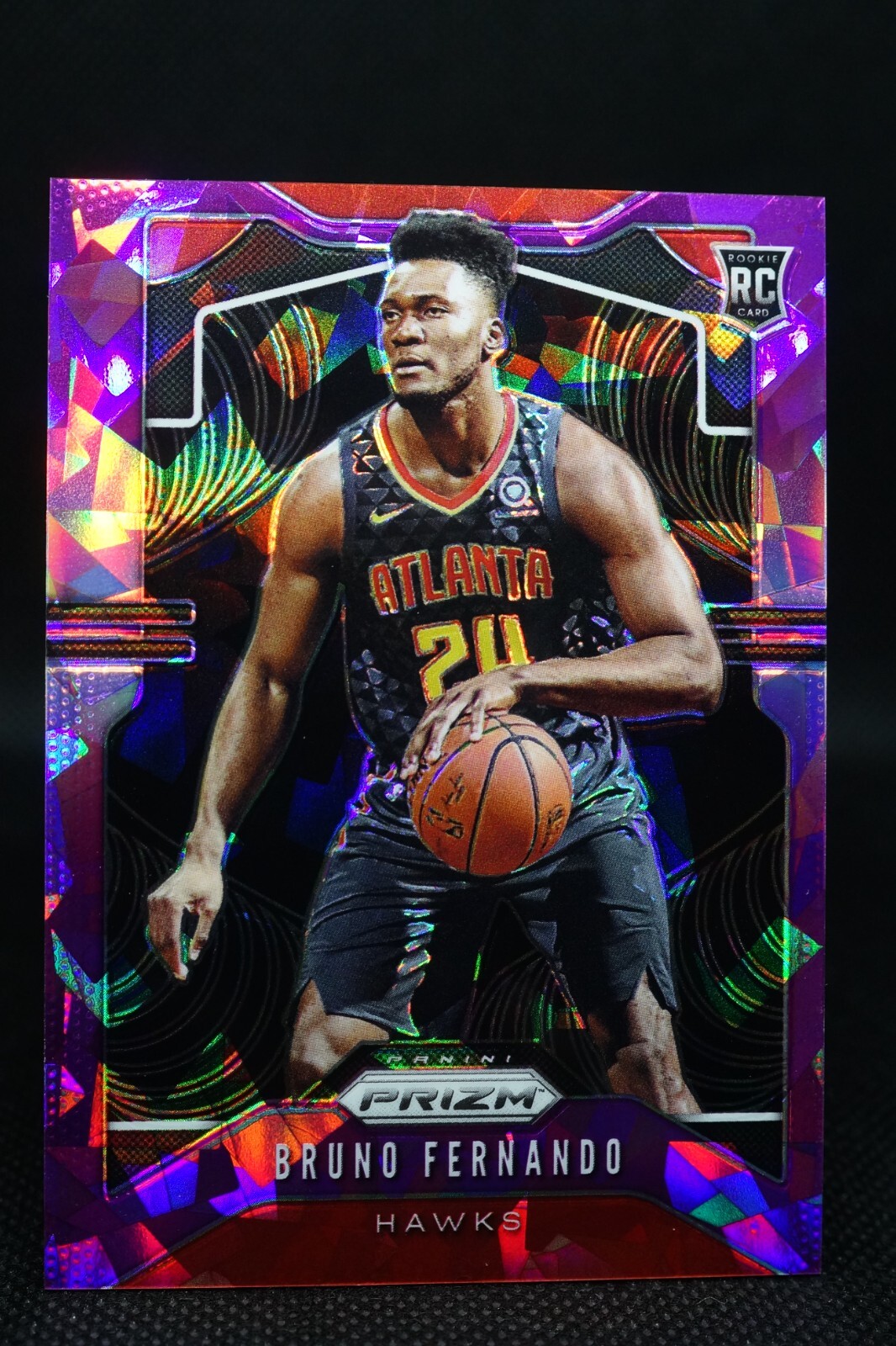 2019-20 NBA Panini Prizm Purple Ice ROOKIE RC #277 Bruno Fernando 90/149 INVEST