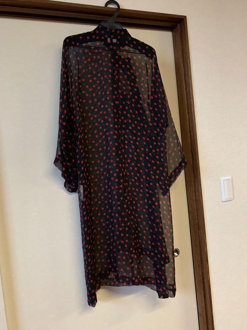 Comme Des Garçons Silk Polka-dot Dress Ad2019 Black Japan Women