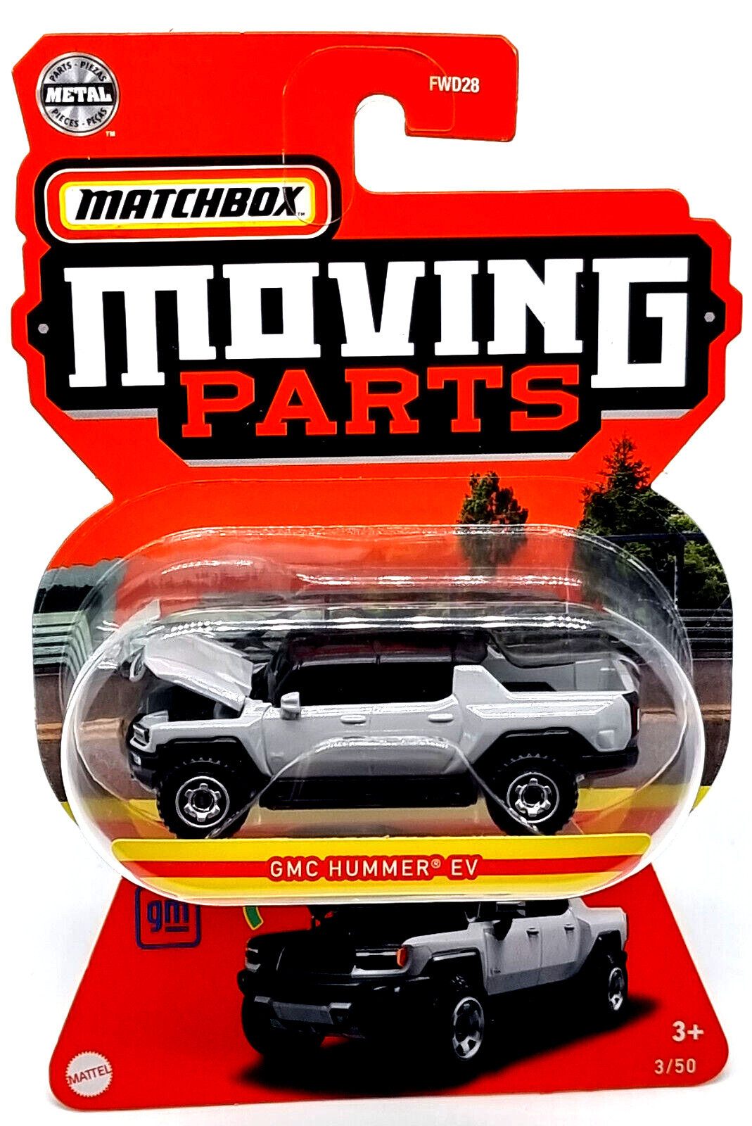 Движущиеся части Mattel Matchbox Serie Auto для автомобиля HFM30 GMC Hummer EV 2390₽