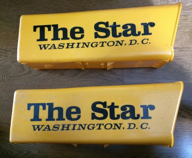 Star Newspaper Washington, DC Vintage Delivery Box eBay