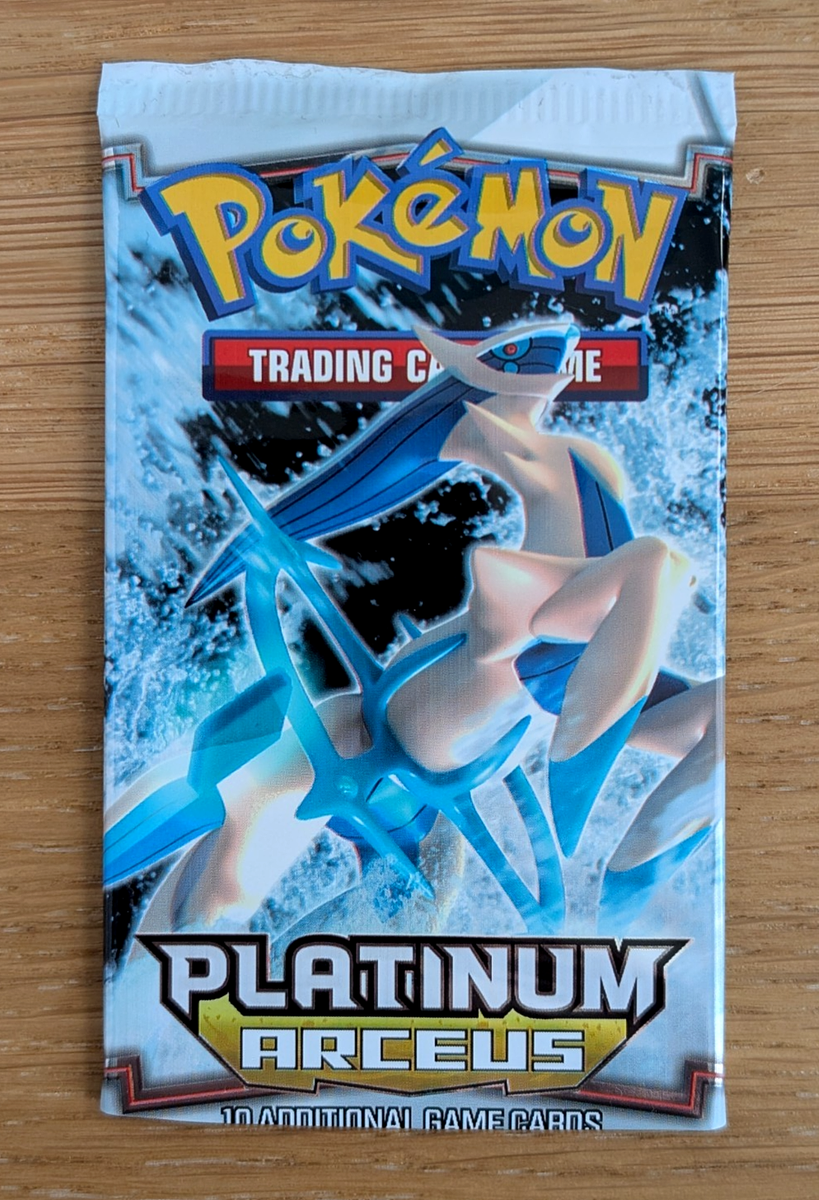 Platinum Arceus ~ Booster (No Cards) Pack Wrapper ~Arceus Splash