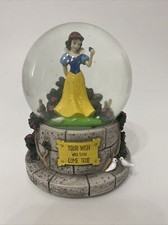 Disney Snow White & Seven Dwarfs Snow Globe “Some Day My Price Will Come” Music