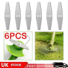 6 Grass Trimmer Brush Cutter Head Metal Blade Garden NEW For Lawn Mower Strimmer