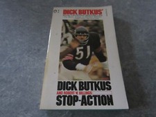 STOP-ACTION by DICK BUTKUS AND ROBERT W. BILLINGS, POPULAR LIBRARY, 1972, PB!