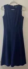 NWT LAUREN RALPH LAUREN MSRP $125 Women’s Navy Sleeveless Long Dress Size 2 NEW