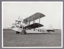 AIRSPEED FERRY AS.4 G-ABSI LARGE VINTAGE ORIGINAL PRESS PHOTO