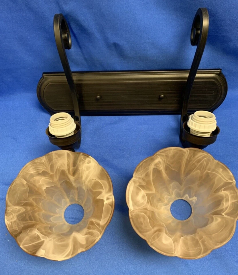 Светильник для туалетного столика Yosemite Lighting 2 лампы бронзовая отделка 94892VB - Изображение 2 из 3