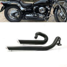 For Yamaha V star 650 XVS650 Dragstar 650 400 Shortshots Staggered Exhaust Pipes