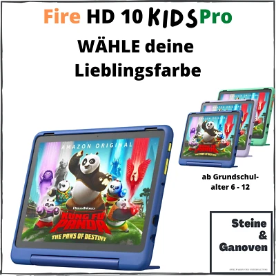 Amazon Fire HD 10 Kids Pro 32 GB Tablet 10 Zoll Kinder Version 2023 Alle Farben
