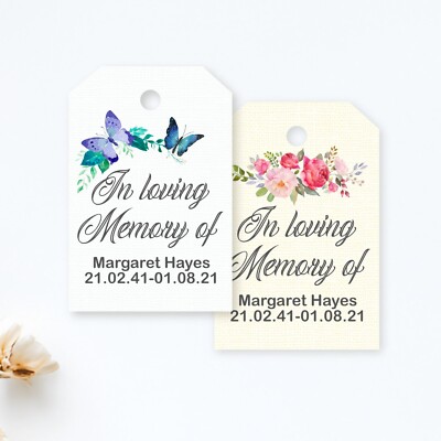Personalised Pk15 In Loving Memory Of Remembrance | Custom Funeral