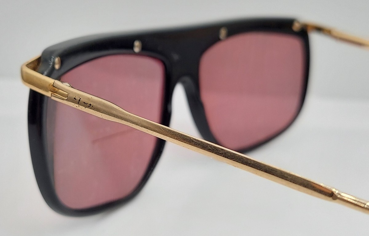 BerDel Oversized Sunglasses Black Gold Gradient Women Italy s-l1200.jpg main image 2