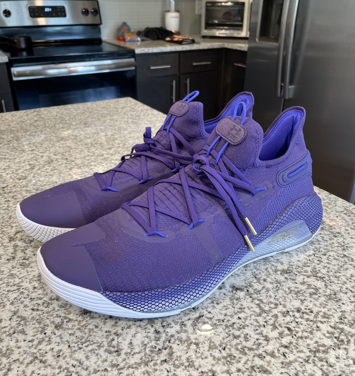 Under Armour Curry 6 Purple Violet Men's Basketball Shoes Under Armour Curry 6 Purple Violet Men's Basketball Shoes