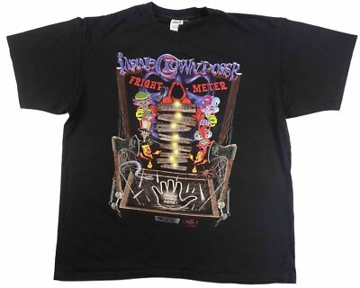 INSANE CLOWN POSSE FRIGHT O METER vintage t shirt RAP TEE