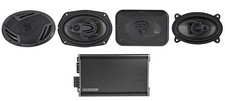 KICKER 46CXA3604T CXA360.4 360w RMS 4-Channel Car Amplifier 6x9" 4x6" Speakers