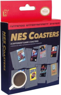 Paladone Nintendo NES Cartridge Retro Getränk Untersetzer für Spielliebhaber - Neu