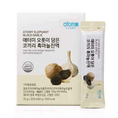 ATOMY Elephant Black Garlic 20g × 30ea(600g) 토종 흑마늘진액 black garlic extract