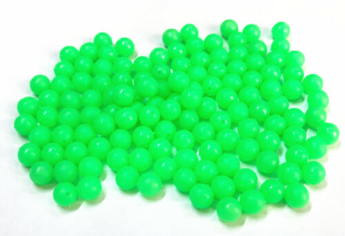 50 Pcs Hard Plastic Round / Oval (Select) Shaped Lure Luminous Fishing Beads - Picture 8 of 22