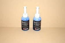 2 Metal Head2 Paint Markers Blue 2 Oz Auto Salvage Industrial Junk Yard Crafts