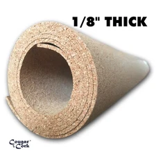 🌟PREMIUM 🌟 CORK ROLL 1/8" THICK - 24" x 48" - 100% NATURAL CORK BOARD ROLL