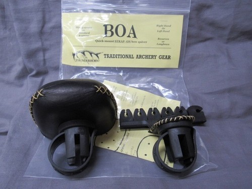 Thunderhorn BOA Strap Quick Mount 6 Arrow Quiver LH & RH Recurve & Longbow 4C7 - Picture 2 of 2
