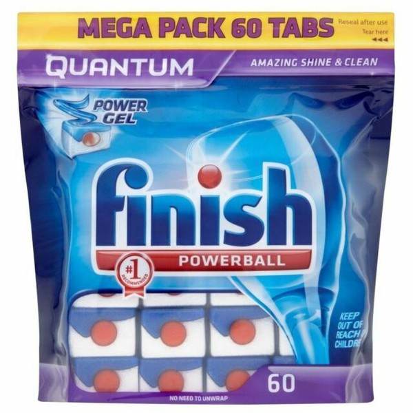 Finish Quantum Powerball Dishwasher Tablets (60) for sale online eBay
