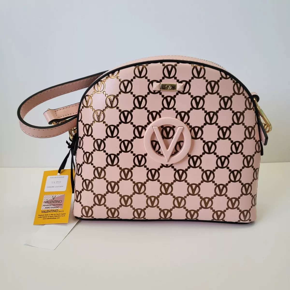 Mario Valentino Diana Pink Crossbody Bag