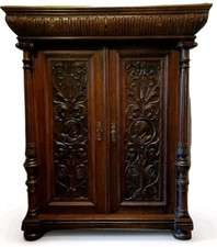 Gründerzeit Schrank Eiche Antik