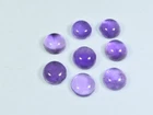 9MM Natural Amethst Ring Size Round Cabochon Loose Gemstone 8Pcs Lot 27Cts. l533