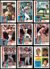 1984 Topps Reds Almost Complete Team Set 5.5 - EX+ 7300918 (28 / 29 cards)