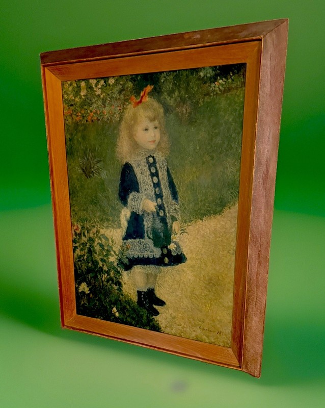 Pierre-Auguste Renoir Framed Art Print – Woman Portrait, Single Piece Wall Art