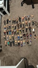 WWE FIGURES BUNDLE  WITH ACCESSORIES & BELTS