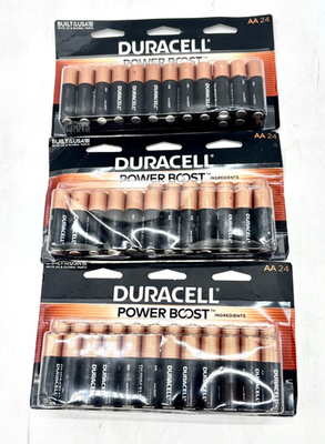 #ad Duracell AA CTx24 CopperTop 1.5 V AA Alkaline Batteries 24 Pack 3x24 $24.75