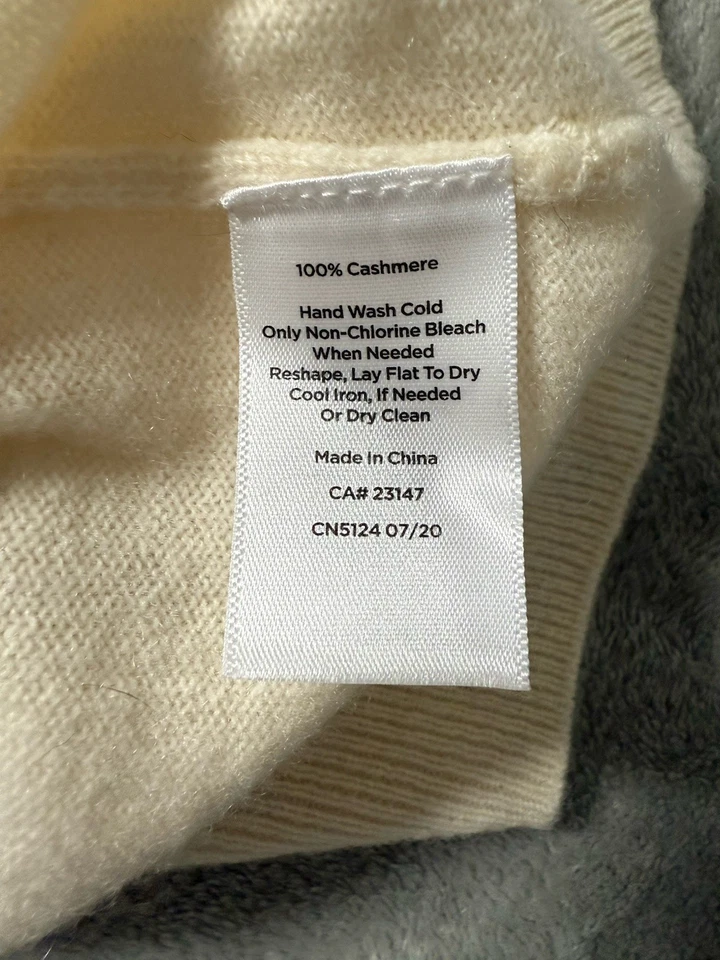 Suéter Talbots Pure Cashmere Cuello Alto Tostado Talla M Manga Larga Silencioso Lujo Foto 3 de 4