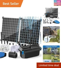 40W Solar Fountain Pump Kit with Filter for Elegant Outdoor Ponds & Fountains