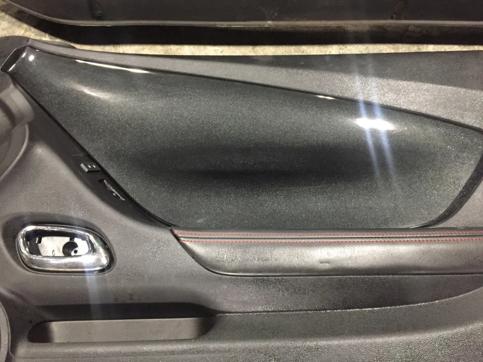 Chevrolet Camaro ZL1 SS 2010-2015 conjunto cupé paneles de puerta tarjeta inserto negro A 2637 Foto 3 de 4