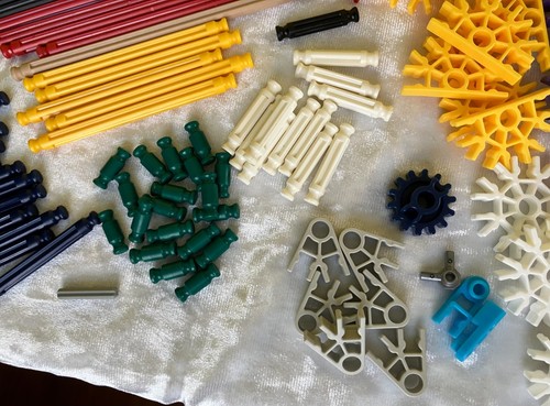 K'NEX gelbe Aufbewahrungs- & Tragetasche mit ca. 206 Teilen, Vintage 1997 - Bild 4 von 24