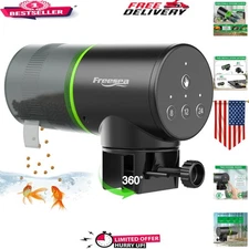 Moisture-Proof Auto Fish Food Dispenser with Adjustable Timer for Aquariums