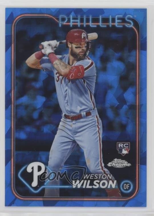 2024 Topps Chrome Sapphire Edition Weston Wilson #658 Rookie RC 1ed8