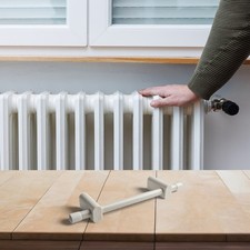 For Radiator Mounted Towel Rail 30cm Long Easy Installation No Drilling